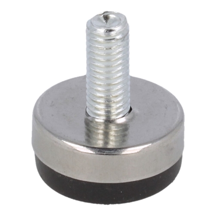 Stopka meblowa TITAN M8x18mm fi27czarna/ocynk