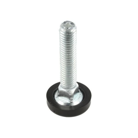 Stopka meblowa M8x40mm/PZD+klucz/czarna