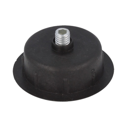 Stopka meblowa MORTISE fi40mm czarna